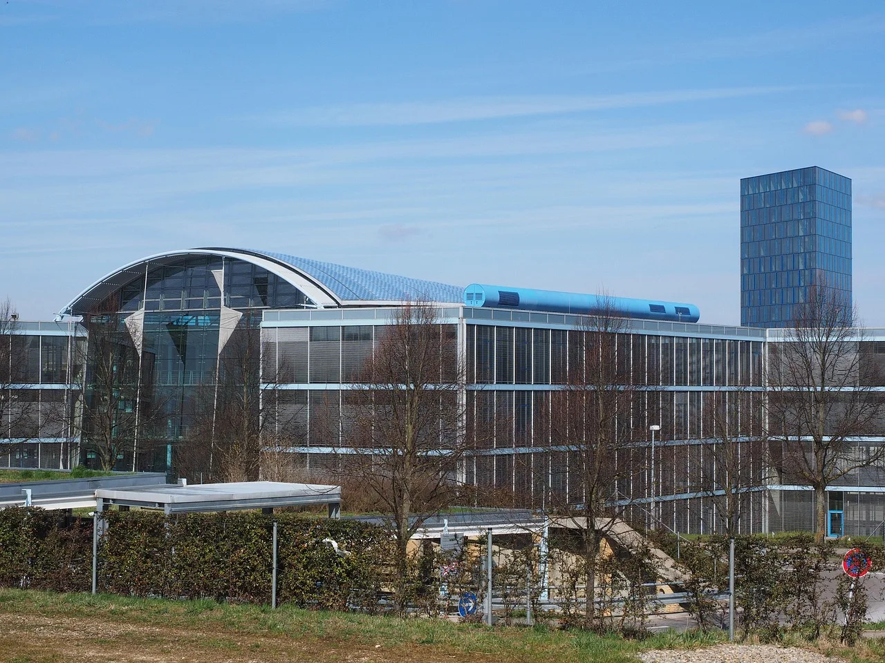 festo, company headquarters, building, architecture, company, esslingen, facade, glass facade, central, head office, esslingen am neckar, germany, location, production, production site, automation technology, company premises, festo company premises