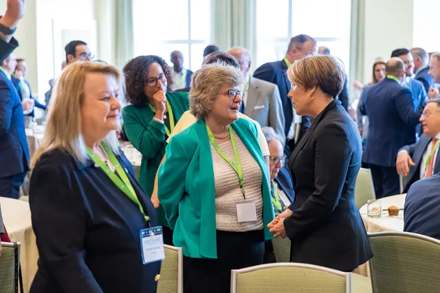 Governor Maura Healey addresses the New England Council at its annual breakfast in Boston on April 11, 2023. (by Joshua Qualls/Governor’s Press Office). How business licences move through a case workflow from discovery to renewal